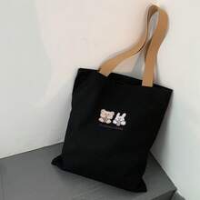 Women Top Handle Bags - [幸運草]黑色 - 查看 6