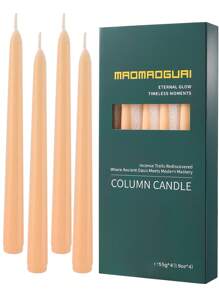 4pcs/Box Smokeless Scented Candles - Long Lasting, Multi-Color Candles For Home, Birthday, Party, Wedding Decor