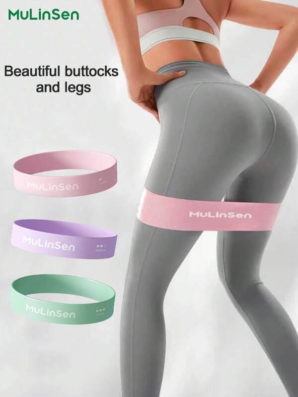 mulinsen Resistance Bands For Women Yoga Booty Bands Glute Bands Resistance Loops Butt And Core Strength Training Fitness Bands