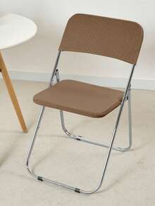 2Pcs/Set Polar Fleece Folding Chair Covers Elastic Dining Chair Slipcovers Chairs Seat With Backrest Cover Protector Wedding - Multicolor - View 11