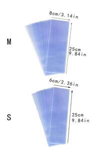 100pcs Transparent PVC Shrink Wrap Remote Control Protective Covers,Kitchen Decor,Household Items - Multicolor - View 9