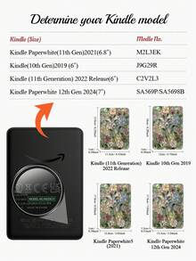 A Fashionable Kindle Case, Rich Floral Pattern, Compatible With Kindle Cases For The 10Th, 11Th, And 12Th Generations, Kobo Clara,2E,Kobo Libra Colour 2024 Reading Stand, Kindle E-Book Cover, Paperwhite 5 Case, 6.8-Inch Cover With Stand, An Excellent Gift Choice, Fingerprint-Resistant, Travel-Proof, And Features Colorful Printed Covers, Perfect For Bedtime Reading, Lightweight And Easy To Use, Romantic Gift