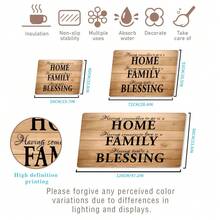 1 件木纹炉灶盖垫，“爱与家”文字，耐热防滑防刮易于清洁，适用于炉灶、洗碗机、洗衣机、烘干机、电磁炉和熨烫垫，玻璃陶瓷炉灶保护垫，耐热防刮防滑炉灶盖，桌面装饰，咖啡垫，咖啡机垫，门垫，浴室防滑垫，碗碟干燥垫，厨房装饰，房间装饰，向日葵，完美的礼物 - 木紋 - 查看 6