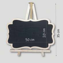 1 à 7 unidades Lousa Cavalete 35x30cm Decoração - 1 unidade 35x30 - Visão 3