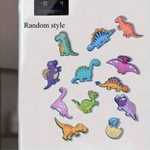 2pcs/4pcs/6pcs/8pcs/12pcs Dinosaur Refrigerator Stickers - Home Kitchen Decorations/Kitchen Utensil Storage Boxes/Whiteboard Magnets/Ideal Holiday Gifts - Multicolor - View 16