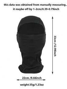 1pc Balaclava Face Mask, UV Protection Ski Mask For Men & Women Sun Hood Cycling, Climbing, Running, Hiking Outdoor Sports Accessories