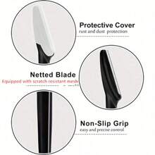 80/60/50/40/30/12pcs Multifunctional Portable Eyebrow Trimmer, Multi-Function Hair Removal Tool, Trimming And Shaping Shaver With Dust-Proof Protective Design Cover, Suitable For Men And Women Facial Hair Removal