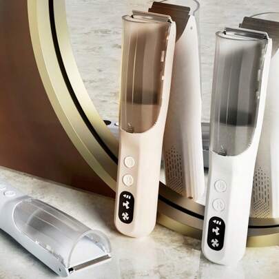 RAF Baby Haarschneidemaschine mit automatischer Saugfunktion, Elektrischer Haarschneider für Kinder, Leiser automatischer Haar-Saugfamilien-Elektrorasierer, Professioneller wiederaufladbarer Körperrasierer, Geschenk für Mütter, Keramikklinge Haarschneidemaschine, Elektrischer Haarschneider für Kinder - Intelligentes Vakuum-Trimm-Set, 1200mAh wiederaufladbarer Lithium-Akku, USB-Aufladung, Geschenk für Mütter