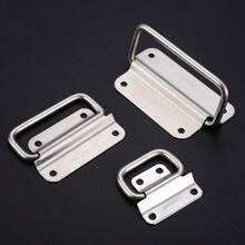 5 Peças Puxadores de Gaveta de Aço Inoxidável, Puxadores Dobráveis para Móveis, Puxadores Portáteis para Portas de Armário, Puxadores de Caixa de Gaveta, Puxadores Firmes para Caixa de Ferramentas