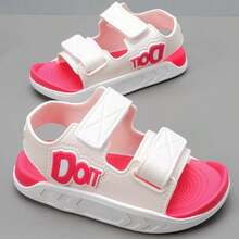 Kids Flat Sandals - Hot Pink - View 4
