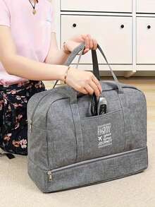 新款时尚户外折叠旅行行李收纳袋，大容量便携式收纳袋（可挂在行李箱手柄上），多功能收纳盒配件。 - 彩色 - 查看 4