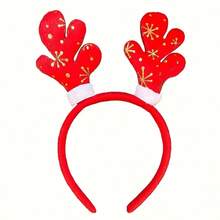 12pcs Mixed Christmas Headbands - Holiday Plastic Headbands With Santa Claus, Snowman And Reindeer Horn Decorations, Suitable For Christmas Party Decor, Best Choice For Christmas