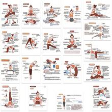 41 件瑜伽姿势分析教学贴纸瑜伽姿势贴花适用于笔记本电脑水瓶电脑手机剪贴簿日记女士女孩圣诞派对用品礼物学校奖励装饰 - 粉色 - 查看 4