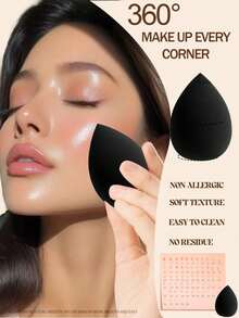 Set di 17 pennelli e spugnette per il make-up, set professionale di pennelli e spugnette per il make-up. Set di pennelli e cuscinetti per cipria. Include: 7 pennelli per il make-up, 4 uova a goccia d'acqua, 3 cuscinetti triangolari per cipria, 3 mini uova. Set di pennelli, kit di pennelli per il make-up, set di pennelli per il make-up, set di make-up completo, set di pennelli per il make-up, kit di make-up completo, set di pennelli, set di pennelli per il make-up, set regalo per il make-up