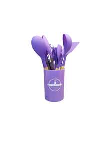 12件套硅胶刮刀和勺子，不粘锅硅胶刮刀，耐高温硅胶刮刀，家用硅胶厨具套装，密封刮刀，滤网刮刀，勺子，密封刮刀，滤网刮刀。刮刀，刮刀，意面抓取器，油刷，食物夹，打蛋器 - 彩色 - 查看 20