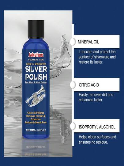 100ml stor kapacitet silversmyckensrengöring silverprodukter svarta fläckar gula fläckar rengöring av ringar silverkopphalsband silversmyckensrengöring vit och grön mini poleringsservetter silversmyckensskrubb polering av naglar och smycken uppljusande polermedel för metall silversmyckens poleringsduk