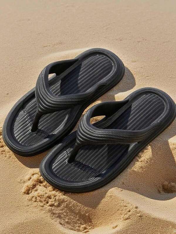 Casual slippers voor dames, lichtgewicht en zacht, modieuze teenslippers voor op het strand in de zomer