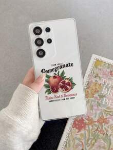 1 件个性化石榴字母图案透明防震 TPU 手机壳，适合作为送给伴侣和朋友的节日礼物，兼容三星、Nothing、Pixel、INFINIX、Redmi 系列 - 彩色 - 查看 8