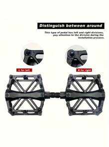 1. 双/自成型踏板 - 宽平台，适用于公路车和山地车，快速连接设计，黑色/蓝色/绿色/红色可选，自行车配件，山地车配件，时尚金属表面，坚固结构