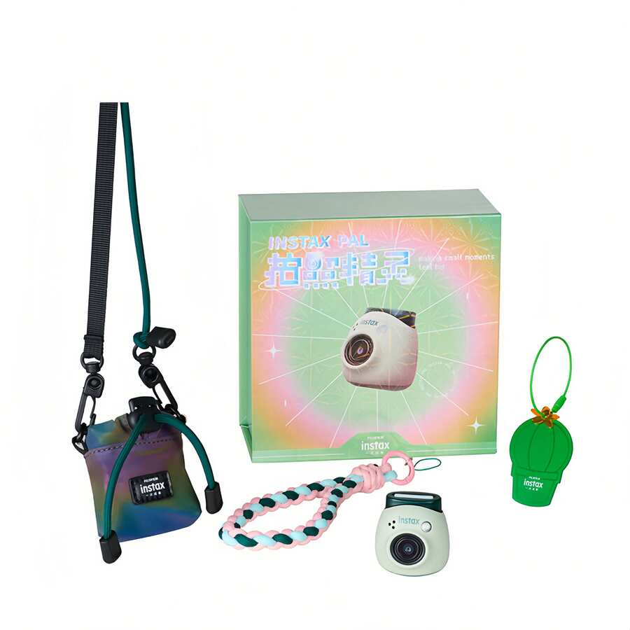 FujiFilm PAL Portable Instant Camera Smart Camera Gift Box Mini Portable Bluetooth Direct Connection APP Hundreds Of Filter Templates + Instant Printing Party Travel Vlog Creative Shooting Succulent Green - Succulent Green - View 1