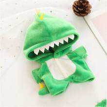 Pijama de mono con diseños de dinosaurio, tiburón, unicornio y vaca, adecuado también para otras muñecas de 20cm