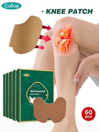 Cofoe 12片装天然草本多边形成人护膝贴