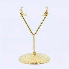 [Beliebte Wahl] 1 Stück Bohemian Kristall Mineral Ausstellungsständer aus Metall, abnehmbar, geeignet für Heim- und Bürodekoration