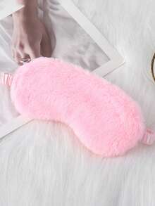 Maschera per gli occhi in colore unito e in morbido pile, comoda copertura per gli occhi per casa, riposo, viaggio, lavoro, maschera per il sonno che blocca la luce, adatta per autunno/inverno, scuola, ritorno a scuola, viaggio, elementi essenziali per il viaggio, elementi essenziali per la casa, maschera per gli occhi, maschera per il sonno