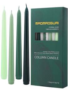 4pcs/Box Smokeless Scented Candles - Long Lasting, Multi-Color Candles For Home, Birthday, Party, Wedding Decor