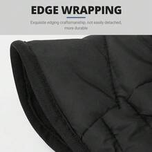 1 szt. Czarny, śnieżny, motocyklowy, ciepły kołnierz chroniący przed zimnem, chroniący szyję i klatkę piersiową, wiatroszczelny kołnierz, chroniący szyję do uprawiania sportów na świeżym powietrzu, narciarstwa, sprzętu motocyklowego