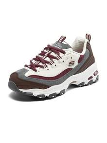 Zapatos deportivos de moda casual SKECHERS, con suela gruesa y plataforma retro, adecuados para estudiantes, regalos de cumpleaños, viajes al trabajo, senderismo, actividades al aire libre, tenis gruesos 149906 - Burdeos - Ver 4