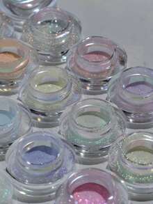 1 Piece Of Aurora Powder Moonlight Powder Mirror Flour Magic Mirror Powder Neon Powder Easy To Color Nail Decoration