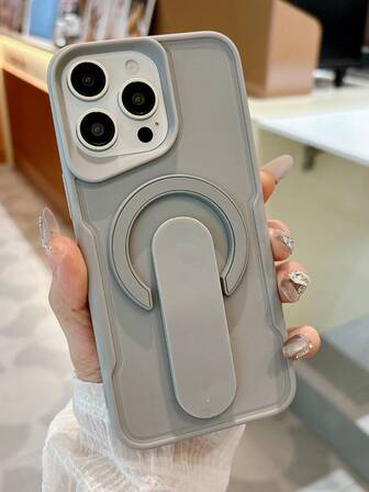 创意全覆盖苹果17/16 Pro手机壳，优质软壳14时尚个性化防滑13 Pro时尚一体式指环扣磁吸12纯色手机保护套，男女适用