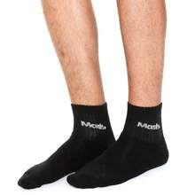 MASH. Kit 3 Pares Meia Mash Cano Médio Curto Masculina Esportiva Algodão Felpa Respirável Punho Canelado - Multicolorido - Visão 6