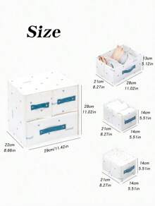 Underwear Storage Boxes - Azul - Ver 3