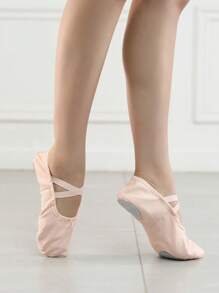 Women's Ballet Shoes, Indoor Soft-Soled Ballet Shoes, Lace-Up Dance Shoes, Yoga Shoes, Practice Shoes, Flat Slippers