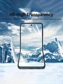 3 Packs Privacy Screen Protector Compatible With Samsung Galaxy Z Flip 7, Anti-Spy Z Flip 6 5 4 3 Soft TPU Film, Anti-Scratch Touch Sensitive No Bubbles Case Friendly Waterproof Shockproof Anti-Fall Anti-Fall Anti-Fingerprint Full Cover - Clear - View 8