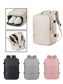 BAILEE 40x18x28cm 随身行李旅行背包，适用于瑞安航空、飞机、旅行、男女，14 英寸笔记本电脑隔层，适用于学校、户外、旅行、办公室、大学、高中、通勤、运动包，适合度假 - 彩色 - 查看 2