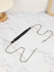 女士金属链肩带，可调节斜挎包配件