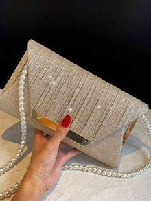 10mm Perlenkette mit Karabinerverschluss, verstellbare Länge 25-80cm, geeignet für Handtaschen, Umhängetaschen, Messenger Bags und Handys; elegante Perlenkette als Tragegriff, verwendbar für Damentaschen, Trinkflaschen-Ketten, Modeaccessoires; ein ideales Geschenk für Schwestern, Liebhaber und Modebewusste. - Verschiedenfarbig - Übersicht 2
