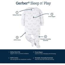 ¡RecomendadoGerber 2-Pack Sleep 'N Play Body con pies para niños y bebésbebés niñas¡Top de Temporada - Oso de peluche - Ver 8