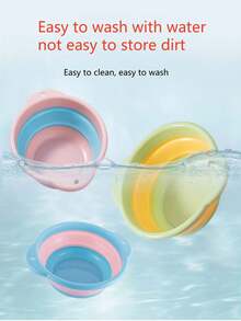 1 Pieza Cuenca Plegable, Cubo de Platos Plegable Cuenca de Lavado Portátil Ahorro de Espacio de Plástico, Cuenca de Cebo para Pesca para Lavar Platos, Pesca, Camping, Senderismo y Hogar