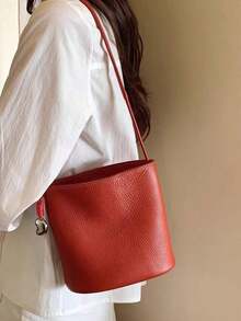 Women Shoulder Bags - 紅色 - 查看 4