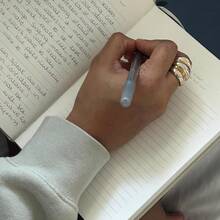 1PC White Leather COVER Dig Deeper Journal,Classic Chic Style + 180 Undated Prompts For Intention, Healing, Growth, Gratitude & Mindfulness,Perfect Self‑Care Gift For Women & Men / INSIDE THEN OUT Guided Daily Self‑Discovery Journal