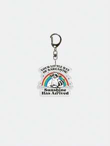 1PC Rocking Raccoon Keychain: Cute And Fun Raccoon Keychain, Perfect Gift For Bag Accessories, Jewelry Lovers. Ideal For Girlfriends And Boyfriend ,Party Event Gifts , Animal-Themed Cell Phone Decorations, Etc. Car Accessories Bag Charm School Cartoon Animal Gifts For Mother, Father, Graduation, And Teacher - Multicolor - View 9