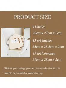 I1PC Ins Style Laptop Inner Tank Pack Tablet Protector, Cartoon Cute Bread Dog, Anti Drop And Anti Shock