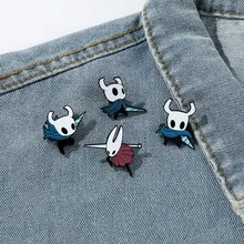 1pc Men's Cartoon Game Brooch, Fashionable Knight Pin Costume - Multicolor - View 2