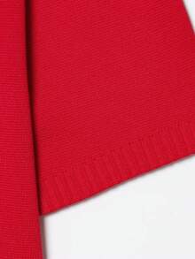 Áo dệt kim tay ngắn tối giản đa năng DEEKA mùa hè mới về dành cho nữ, kiểu dáng mùa xuân. - Đỏ - Xem 8