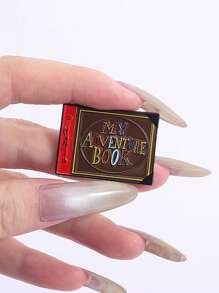 2pcs Bottle Books Enamel Needles Creative Fun Brooch Collar Badge Jewelry Gift For Friends - Multicolor - View 4