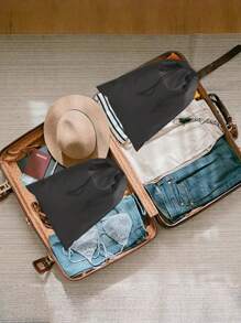 5-50 pezzi Sacchetti portatili per scarpe da viaggio, antipolvere con laccio, organizzatori per scarpe, borse per conservazione in tessuto non tessuto per scarpe sportive e stivali